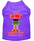 Load image into Gallery viewer, Christmas Pet Dog & Cat Shirt Screen Printed, "The Elf Did It"
