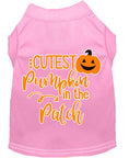 Load image into Gallery viewer, Halloween Pet Dog & Cat Shirt Screen Printed, "Cutest Pumpkin In The Patch"