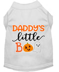 Load image into Gallery viewer, Halloween Pet Dog & Cat Shirt Screen Printed, "Daddy's Little Boo"