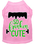 Load image into Gallery viewer, Pet Dog & Cat Shirt Screen Printed, "So Franken Cute"