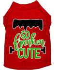 Load image into Gallery viewer, Pet Dog & Cat Shirt Screen Printed, "So Franken Cute"