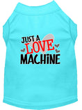 Load image into Gallery viewer, Pet Dog & Cat Shirt Screen Printed, "Just A Love Machine"