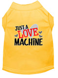 Load image into Gallery viewer, Pet Dog & Cat Shirt Screen Printed, "Just A Love Machine"