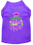 Load image into Gallery viewer, Pet Dog & Cat Shirt Screen Printed, "Laissez Les Bons Temps Rouler"