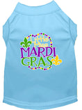 Load image into Gallery viewer, Pet Dog & Cat Shirt Screen Printed, "Little Miss Mardi Gras"