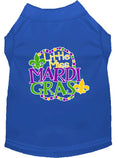 Load image into Gallery viewer, Pet Dog & Cat Shirt Screen Printed, "Little Miss Mardi Gras"