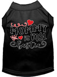 Load image into Gallery viewer, Pet Dog & Cat Shirt Screen Printed, "Mommy is my Bestie"