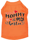 Load image into Gallery viewer, Pet Dog & Cat Shirt Screen Printed, "Mommy is my Bestie"