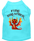 Load image into Gallery viewer, Pet Dog & Cat Shirt Screen Printed, "Fire Breather Dragon"