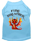 Load image into Gallery viewer, Pet Dog & Cat Shirt Screen Printed, "Fire Breather Dragon"