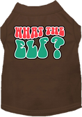 Load image into Gallery viewer, Christmas Pet Dog and Cat Shirt Screen Printed, "What The Elf"