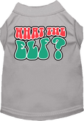 Load image into Gallery viewer, Christmas Pet Dog and Cat Shirt Screen Printed, "What The Elf"