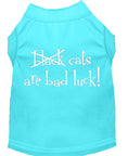 Load image into Gallery viewer, Pet Dog & Cat Shirt Screen Printed, "Black Cats Are Bad Luck"