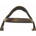 Load image into Gallery viewer, Henri de Rivel Pro Mono Crown Fancy Bridle with Patent Leather Piping and Laced Reins - image 4