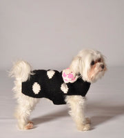 Black Polka Dot Sweater