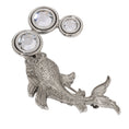 Load image into Gallery viewer, Koi Fish Crystal Channel Bubbles Brooch