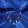 Load image into Gallery viewer, Equine & Heart Charms Necklace 16"