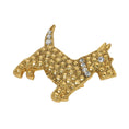 Load image into Gallery viewer, Deco Crystal Scottish Terrier Pin