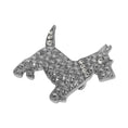 Load image into Gallery viewer, Deco Crystal Scottish Terrier Pin