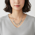 Load image into Gallery viewer, Equestrian Charms & Turquoise Beads Necklace 16" + 3" Extension