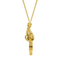 Load image into Gallery viewer, Cat Whistle Pendant Necklace 30"