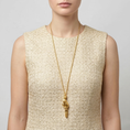 Load image into Gallery viewer, Cat Whistle Pendant Necklace 30"