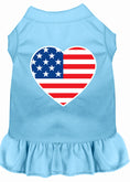 Load image into Gallery viewer, Pet Dress "American Flag Heart"