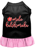 Load image into Gallery viewer, Christmas Pet Dress Screen Printed, "Mele Kalikimaka"