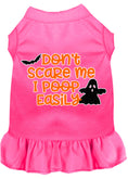 Load image into Gallery viewer, Halloween Pet Dress "Don't Scare Me, I Poop Easily"