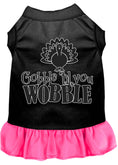 Load image into Gallery viewer, Thanksgiving Pet Dress "Gobble Til You Wobble"