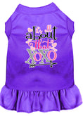 Load image into Gallery viewer, Pet Dress Screen Printed, "All About That XOXO"