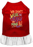 Load image into Gallery viewer, Pet Dress "We Don't Hide The Crazy, We Parade It"