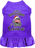 Load image into Gallery viewer, Christmas Pet Dress "I Want A Hippopotamus For Christmas"
