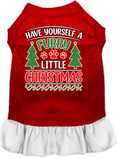 Load image into Gallery viewer, Christmas Pet Dress "Have Yourself A Furry Little Christmas"