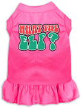 Load image into Gallery viewer, Christmas Pet Dress "What The Elf"