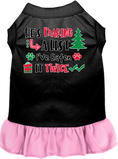 Load image into Gallery viewer, Christmas Pet Dress "He's Making A List, I've Eaten It Twice"