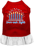 Load image into Gallery viewer, Hanukkah Pet Dress "Love and Light"