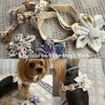 Load image into Gallery viewer, Ivory Gold Leaf Velvet Set