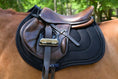 Load image into Gallery viewer, Jump Mesh Saddle Pad with Quick Dry Cotton Lining in Navy, White, or Black