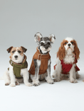 Load image into Gallery viewer, Reversible Dog Vest Jacket - Orange Grey