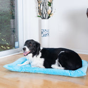 Armarkat M01CTL-L Large Pet Bed Mat  Dog Crate Soft Pad With Poly Fill Cushion Sky Blue