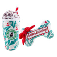 Load image into Gallery viewer, Starbarks Puppermint Mocha Holly Cup & Bone | Christmas Dog Toys