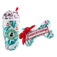 Load image into Gallery viewer, Starbarks Puppermint Mocha Holly Cup & Bone | Christmas Dog Toys