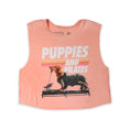 Load image into Gallery viewer, Puppies & Pilates Crop Top | Gift for Dog Moms & Yoga Lovers