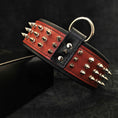 Load image into Gallery viewer, "Silver Giant" collar Red