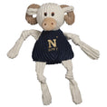 Load image into Gallery viewer, NCAA U.S. Naval Academy, Bill the Goat Knottie® Plush Dog Toy