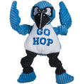 Load image into Gallery viewer, NCAA Mascot Johns Hopkins University, Jay the Blue Jay Knottie® Plush Dog Toy - image 3
