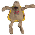 Load image into Gallery viewer, NCAA University of Maryland - Testudo the Terrapin Knottie® Plush Dog Toy