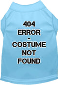 Load image into Gallery viewer, Halloween Costume Cat or Dog Shirt for Pets "404 Error Costume"