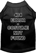 Load image into Gallery viewer, Halloween Costume Cat or Dog Shirt for Pets "404 Error Costume"